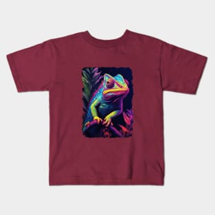 Colorful Chameleon Kids T-Shirt